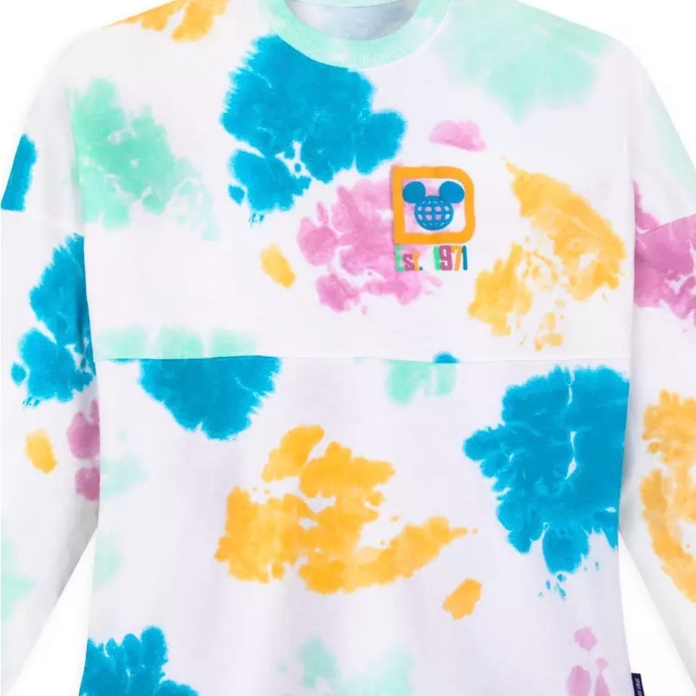 Disney Parks Walt Disney World Spirit Jersey tie-dye pastel 
SZ S. NWOT - Picture 2 of 16